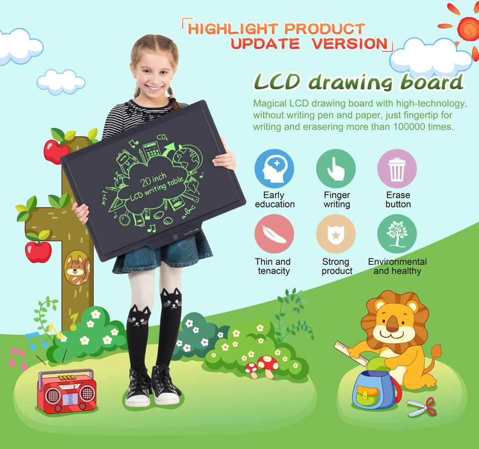 20 Inch LCD tablet writing board
